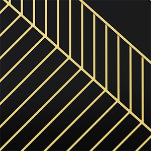 Modern Black Storage Dining Cabinet with Gold Line Accent Storage Cabinet, 4 Doors Dining Sideboard with Gold Base for Living Room, Dining Room, Entrance, Hallway, Kitchen